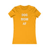 Dog Mom AF - Women's Fitted Tee