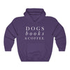 Dogs, Books & Coffee - Hooded Sweatshirt