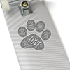 Love & Dogs Paw Print - Premium Sticker