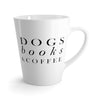Dogs, Books, & Coffee - Latte mug