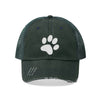 Paw Print - Distressed Hat