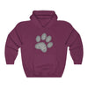 Love & Dogs Paw Print  - Hooded Sweatshirt