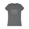 Dogs, Books, & Coffee - Women's Fitted Tee
