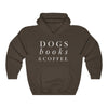 Dogs, Books & Coffee - Hooded Sweatshirt