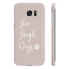 Live, Laugh, Dogs - Slim Phone Cases