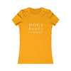 Dogs, Books, & Coffee - Women's Fitted Tee
