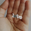 Paw Love - Silver Necklace (3/4")