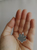 Paw Print - Silver Necklace (3/4")