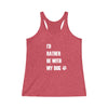 I'd Rather Be With My Dog - Women's Tri-Blend Tank