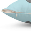 Love & Dogs Paw Print - Square Pillow