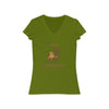 Stay Pawsitive - Women's V-Neck Tee