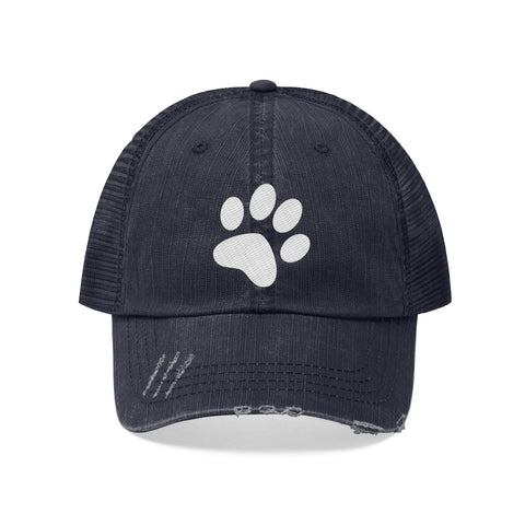 Paw Print - Distressed Hat
