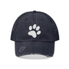 Paw Print - Distressed Hat