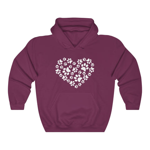 Paw Heart  - Hooded Sweatshirt