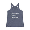 Saturdays Are For The Dogs - Women's Tri-Blend Tank