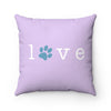 Paw Love - Square Pillow