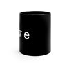 Paw Love - Black mug 11oz