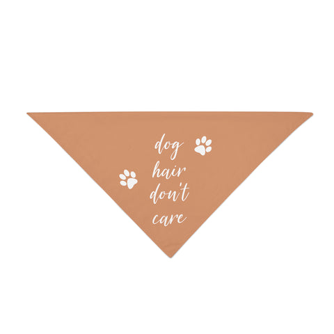 Dog Hair Don't Care (Cool Orange) - Pup Bandanna