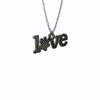 Paw Love - Silver Necklace (3/4")