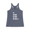 I'd Rather Be With My Dog - Women's Tri-Blend Tank