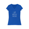 I Just Want All The Dogs - Women's V-Neck Tee
