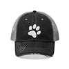 Paw Print - Distressed Hat