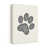 Love & Dogs Paw Print - Canvas Wall Print