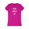 Dog Mom AF - Women's Fitted Tee