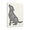 Love & Dogs Lab - Canvas Wall Print