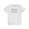 Dogs, Books, & Coffee - White Classic Tee