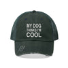 My Dog Thinks I'm Cool - Distressed Hat