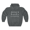 Dogs, Books & Coffee - Hooded Sweatshirt