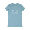Dogs, Books, & Coffee - Women's Fitted Tee
