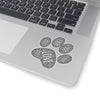 Love & Dogs Paw Print - Premium Sticker