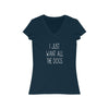I Just Want All The Dogs - Women's V-Neck Tee