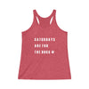 Saturdays Are For The Dogs - Women's Tri-Blend Tank